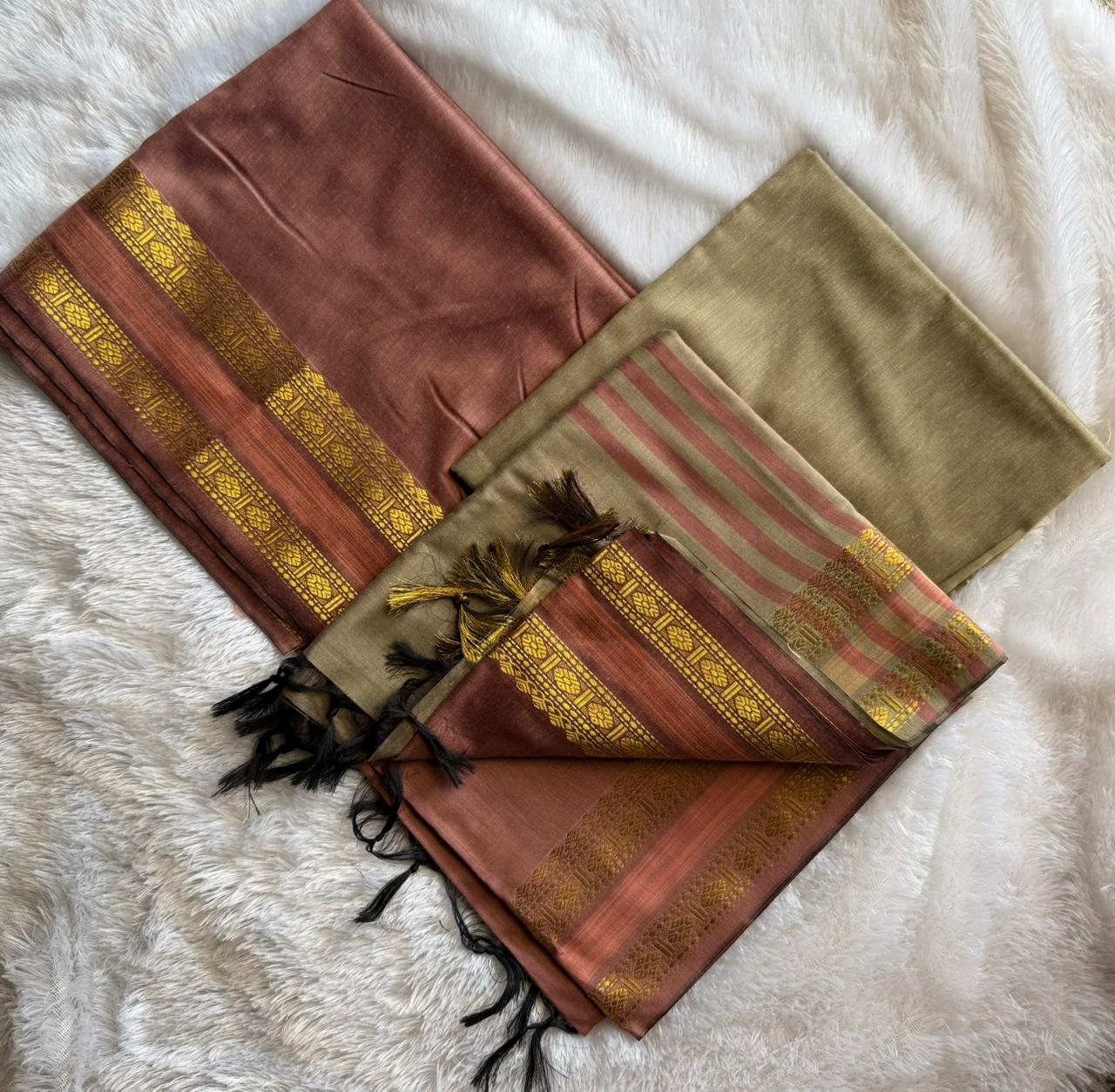 NADHI Series Crafted in butter silk Light Pink